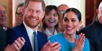 Pr&iacute;ncipe Harry e Meghan Markle far&atilde;o podcast juntos no Spotify  Foto: Paul Edwards / Reuters