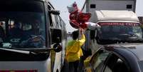 Carros parados no trânsito em Lima
08/05/2020
REUTERS/Sebastian Castaneda  Foto: Reuters