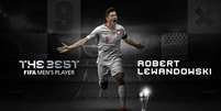 Lewandowski é o mais novo melhor jogador do mundo (Foto: Divulgação / Fifa)  Foto: LANCE!