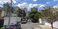 Rua Coronel Irlandino Sandoval, no Jardim Paulistano, zona sul de São Paulo  Foto: Reprodução Google Street View / Estadão
