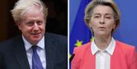 Boris Johnson e Ursula von der Leyen chegam a acordo pós-Brexit  Foto: Reuters / BBC News Brasil