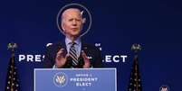 Presidente eleito dos EUA, Joe Biden
28/12/2020
REUTERS/Jonathan Ernst  Foto: Reuters