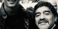 Foto postada por CR7 em homenagem a Maradona (Foto: Reprodução/Instagram)  Foto: Lance!