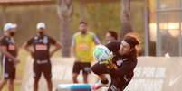 O Corinthians voltou aos treinos hoje e s&oacute; vai entrar em campo na outra quarta-feira  Foto: Rodrigo Coca/Ag&ecirc;ncia Corinthians / Site do Corinthians