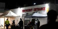 Vista de hospital em Huntington Park, Calif&oacute;rnia (EUA), em meio &agrave; pandemia de coronav&iacute;rus 
29/12/2020
REUTERS/Bing Guan  Foto: Reuters