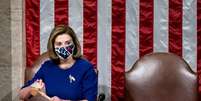 Presidente da Câmara dos EUA, Nancy Pelosi
06/01/2021
Erin Schaff/Pool via REUTERS  Foto: Reuters