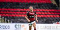 Diego entrou no segundo tempo da derrota do Flamengo para o Cear&aacute; no Maracan&atilde;  Foto: Alexandre Vidal/Flamengo / Site do Flamengo