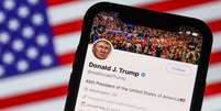 Trump foi bloqueado no Twitter  Foto: Getty Images / BBC News Brasil