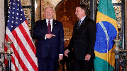 O presidente Jair Bolsonaro considera Donald Trump o seu principal aliado internacional  Foto: Reuters / BBC News Brasil