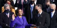 Kamala Harris toma posse como vice-presidente dos Estados Unidos
20/01/2021 REUTERS/Kevin Lamarque  Foto: Reuters