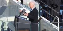 Presidente dos EUA, Joe Biden, d&aacute; seu discurso de posse em Washington
20/01/2021
REUTERS/Kevin Lamarque  Foto: Reuters