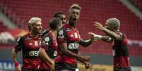 Flamengo derrotou o Palmeiras por 2 a 0 em Brasília(Alexandre Vidal / Flamengo)  Foto: Lance!