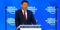 Presidente chinês, Xi Jinping, no Fórum Econômico Mundial de Davos em 2017
17/01/2017
REUTERS/Ruben Sprich  Foto: Reuters