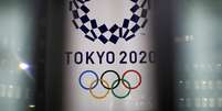 Logo da Olimpíada Tóquio-2020 em Tóquio
22/012021 REUTERS/Issei Kato  Foto: Reuters