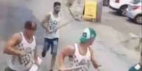 Vídeo registra confronto entre torcedores palmeirenses e corintianos  Foto: Reprodução/ Twitter / Estadão
