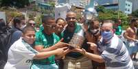 Torcedores do Palmeiras estão otimistas quanto à conquista da Libertadores  Foto: Sílvio Alves Barsetti