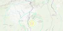 Terremoto de magnitude 5,7 foi registrado nos arredores de Layhem, Guiana, pr&oacute;ximo &agrave;&nbsp;fronteira com Roraima.  Foto: Reprodu&ccedil;&atilde;o/USGS / Estad&atilde;o Conte&uacute;do
