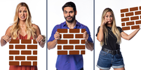 Kerline, Rodolffo e Sarah se enfrentam hoje à noite no primeiro paredão do 'BBB21'  Foto: Reprodução