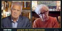Woody Allen falou sobre a relação com os filhos em entrevista a Pedro Bial  Foto: Reprodução/Globoplay / Estadão Conteúdo