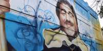 Um mural de Maradona em Buenos Aires, na Argentina  Foto: Ansa / Ansa - Brasil
