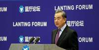 Conselheiro do governo e ministro das Relações Exteriores chinês, Wang Yi .  REUTERS/Shubing Wang  Foto: Reuters