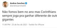 Foto: Reprodu&ccedil;&atilde;o Twitter  Foto: Gazeta Esportiva