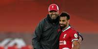 Klopp elogiou Salah e quer que atacante fique no Liverpool (Foto: Shaun Botterill/POOL/AFP)  Foto: Lance!