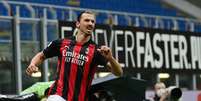 Ibra é desfalque confirmado nos próximos três jogos do Milan (Foto: MIGUEL MEDINA / AFP)  Foto: Lance!