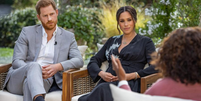 Meghan e Harry em entrevista com Oprah  Foto: Reprodução: Harpo Productions/Joe Pugliese / Alto Astral