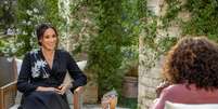 Meghan durante entrevista a Oprah Winfrey
Harpo Productions/Joe Pugliese/Divulgação via REUTERS  Foto: Reuters