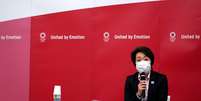 Chefe dos Jogos de Tóquio, Seiko Hashimoto
11/03/2021
Eugene Hoshiko/Pool via REUTERS  Foto: Reuters