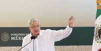 L&oacute;pez Obrador fala durante cerim&ocirc;nia em Yucat&aacute;n
 6/3/2021 Mexico Presid&ecirc;ncia/via REUTERS  Foto: Reuters