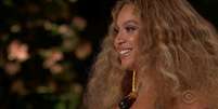 Beyonce durante o Grammy
14/03/2021 CBS/Divulgação via REUTERS  Foto: Reuters