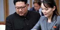  Kim Jong Un e a irmã Kim Yo Jong 
 27/4/2018    Korea Summit Press Pool/Pool via Reuters  Foto: Reuters