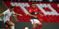 O zagueiro Natan fez sua despedida no Fla-Flu pelo Campeonato Carioca (Foto: Alexandre Vidal/Flamengo)  Foto: LANCE!