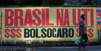 ´Bolsocaro´: grupo que não se identificou fez campanha contra disparada nos preços nos mercados  Foto: Reuters / BBC News Brasil