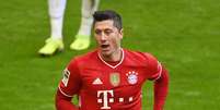 Lewandowski marcou três vezes pelo Bayern de Munique  Foto: Matthias Balk DFL  / Reuters