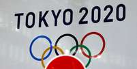 Logo da Olimpíada Tóquio-2020 em Tóquio
09/03/2021 REUTERS/Issei Kato  Foto: Reuters