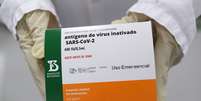 Caixa com CoronaVac, vacina contra Covid-19
 22/1/2021 REUTERS/Amanda Perobelli  Foto: Reuters