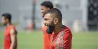 Só alegria: o atacante Gabriel Barbosa está de volta aos jogos do Flamengo (Foto: Alexandre Vidal/Flamengo)  Foto: Lance!