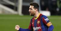 Lionel Messi começou o ano em grande fase  Foto: Albert Gea / Reuters