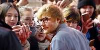 Ed Sheeran no Festival de Berlim
 23/2/2018   REUTERS/Fabrizio Bensch  Foto: Reuters