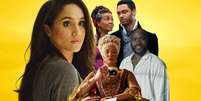 Meghan Markle e personagens de ‘Bridgerton’: a presença negra ainda incomoda no dia a dia e raramente ocupa protagonismo nas produções de entretenimento  Foto: Fotomontagem: Blog Sala de TV