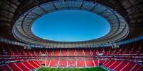 Estádio Mané Garrincha vai receber Santos e San Lorenzo (Foto: Alexandre Vidal/CRF)  Foto: Lance!
