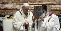 Papa Francisco celebra Missa do Crisma no Vaticano  Foto: ANSA / Ansa - Brasil