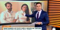 O tribunal da TV: “Se matam meu filho, eu não vou dizer o que eu faria com quem cometeu o crime”, disse Luiz Bacci na TV, ao se colocar no lugar de Monique, mãe de Henry  Foto: Reprodução/Record TV