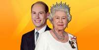 Edward e a rainha Elizabeth: o príncipe caçula sempre teve o apoio da mãe contra os boatos na imprensa  Foto: Divulgação