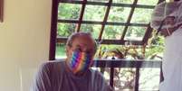 Stênio Garcia, 88, refaz os testes para covid-19 após ter resultado positivo nesta sexta-feira, 9  Foto: Reprodução Instagram / @mari_saade / Estadão