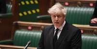 Primeiro-ministro do Reino Unido, Boris Johnson, no Parlamento em Londres
12/04/2021 Parlamento do Reino Unido/Jessica Taylor/Divulgação via REUTERS  Foto: Reuters