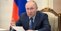 Presidente da Rússia, Vladimir Putin, em Moscou
08/04/2021 Sputnik/Alexei Druzhinin/Kremlin via REUTERS  Foto: Reuters